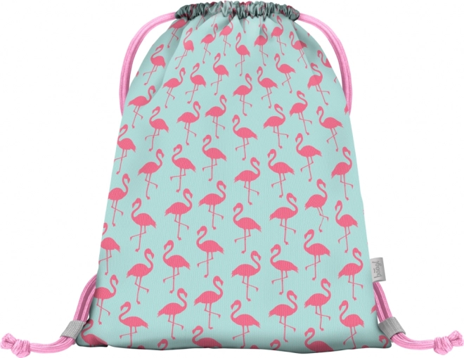 Baagl Sporttasche mit Tasche Flamingo