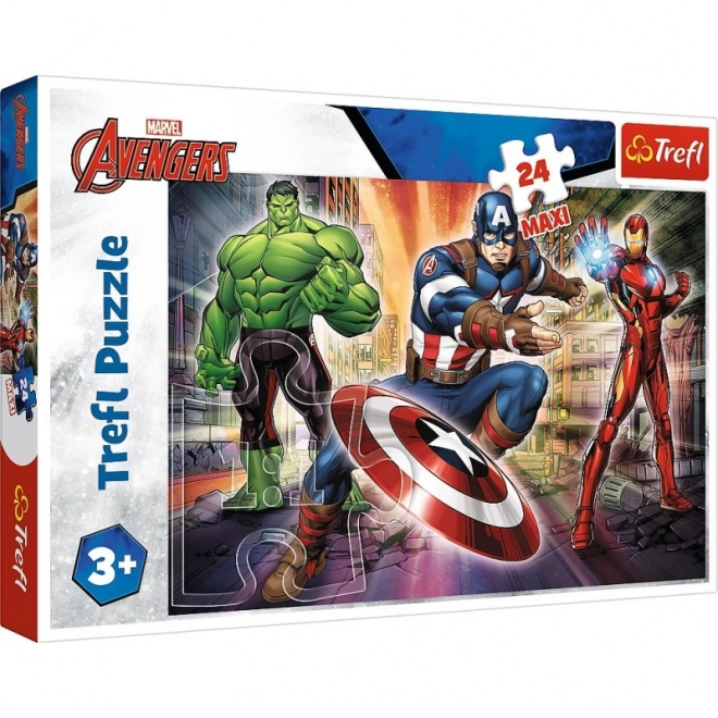 Trefl Puzzle Die Welt der Avengers Maxi 24 Teile