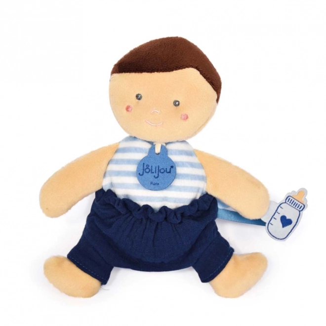 Doudou Jolijou 18 cm Baby Puppe Blau