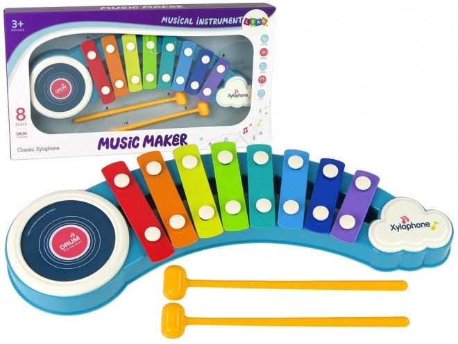 Bunte Glockenspiele Trommel Kinder Musik