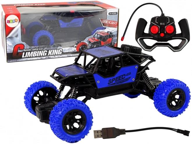 Ferngesteuertes Geländewagen Blau 1:18
