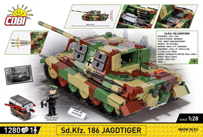 Jagdpanzer Tiger II Modellbausatz COBI