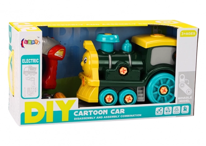 DIY Aufbaulokomotive für Kinder - Grün