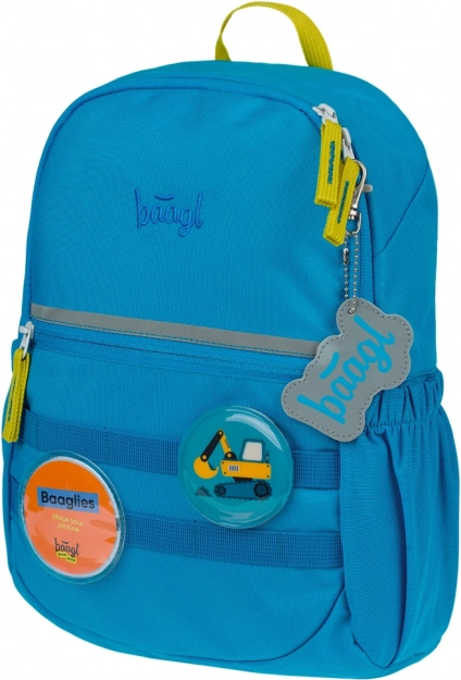 Rucksack Buddy mit Bagger-Motiv