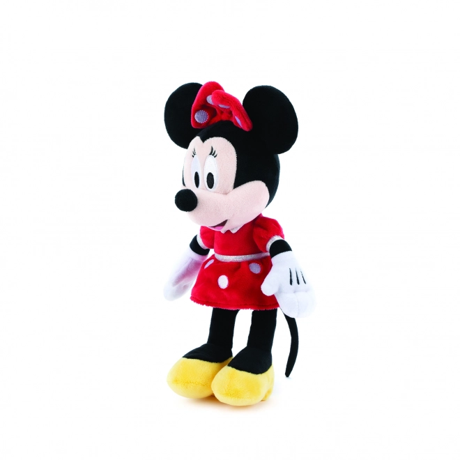 Minnie Plüschfigur in rotem Kleid