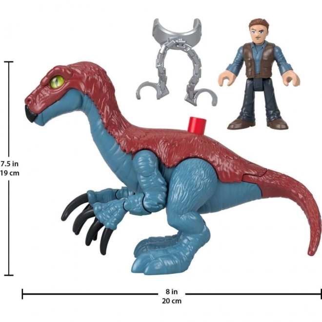 Imaginext Jurassic World Figuren-Set Therizinosaurus & Owen