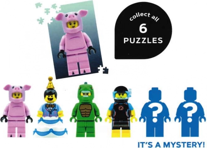 Chronicle Books Puzzle LEGO® Mysteriöse Minifigur - Blaue Edition, 126 Teile