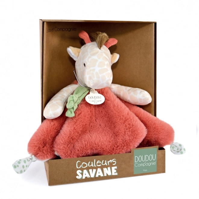 Kuscheltuch Giraffe Couleurs Savane 25 cm