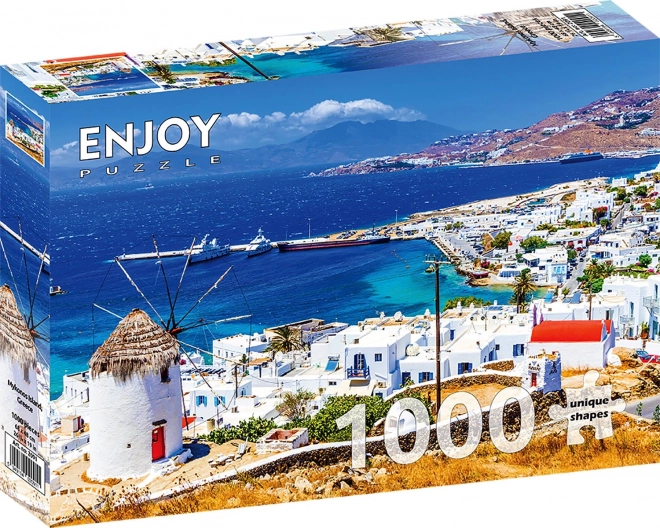 Puzzle Insel Mykonos 1000 Teile