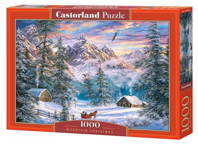 Weihnachtliches Bergpuzzle 1000 Teile