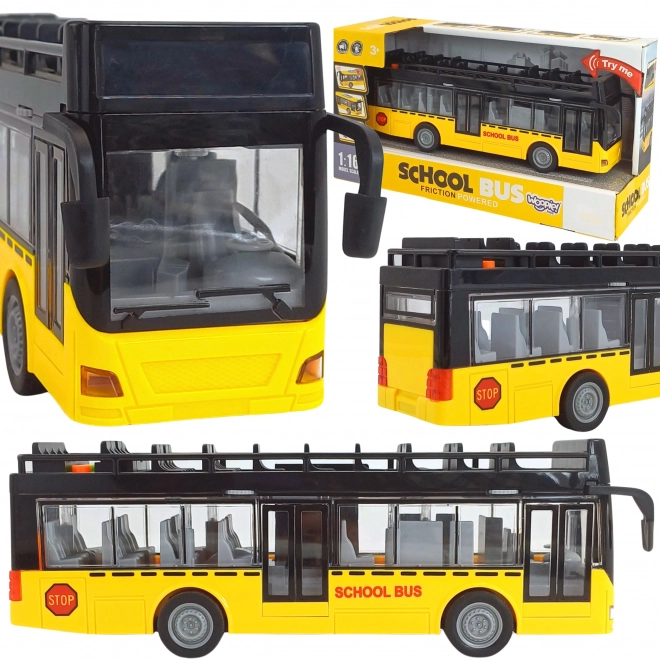 WOOPIE Bus mit Lichtern und öffnenden Türen