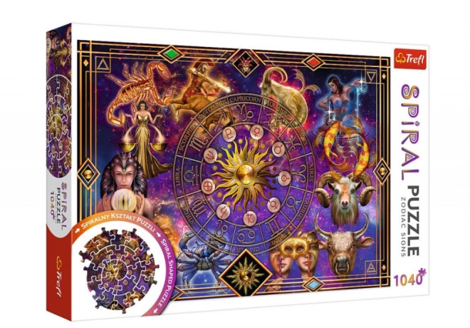 Astrologisches Motiv mit Sternzeichen