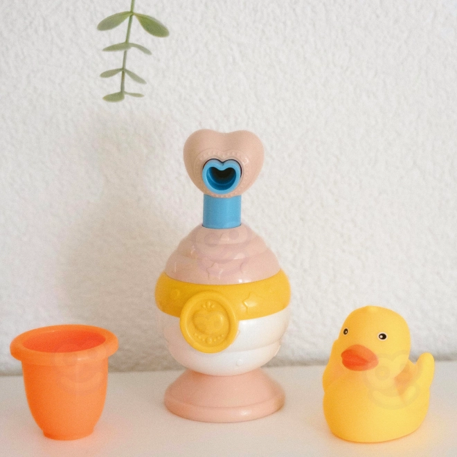 Badespielzeuge Set mit Becher, Ente & Seifenspender