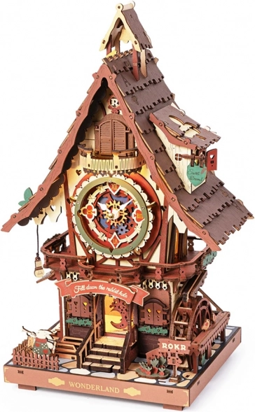 3D Mechanisches Puzzle Kuckucksuhr