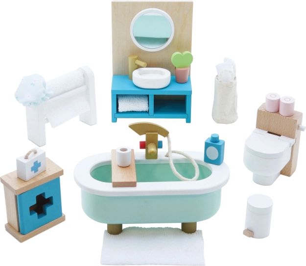 Le Toy Van Daisylane Badezimmermöbel für das Puppenhaus