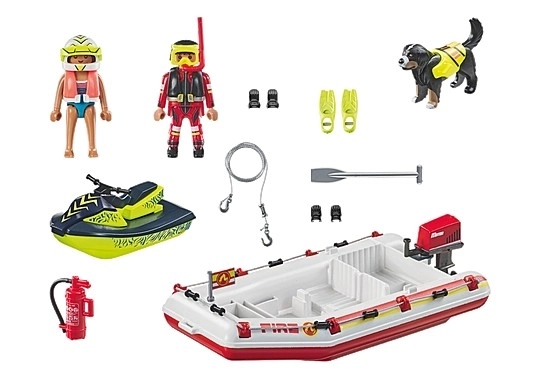 Feuerwehrboot mit Jetski von Playmobil