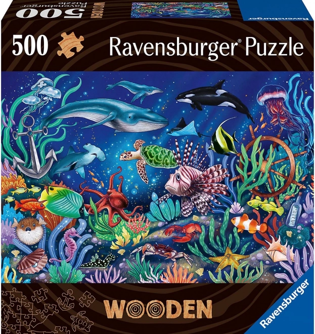 Dřevěné Puzzle Podmořský Svět - 500 Teile