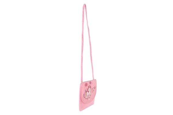 Magische Einhorn Tasche aus Stoff und Plüsch