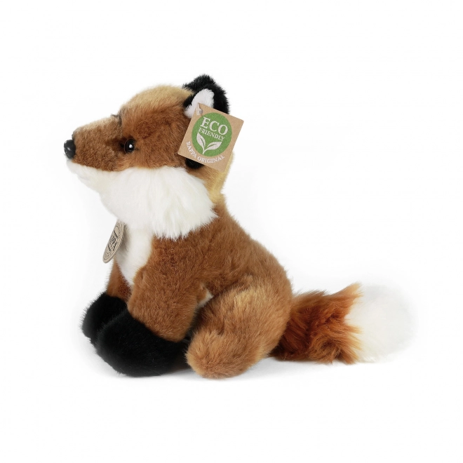 Ecofreundliche Sitzende Plüsch-Fuchsfigur 18 cm