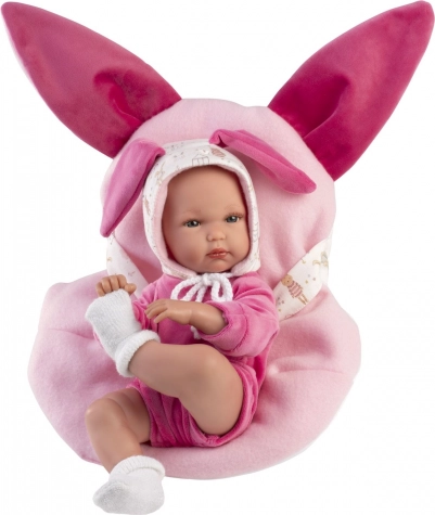Llorens Neugeborenes Mädchen - Realistische Babypuppe mit Ganzkörpervinyl 35 cm