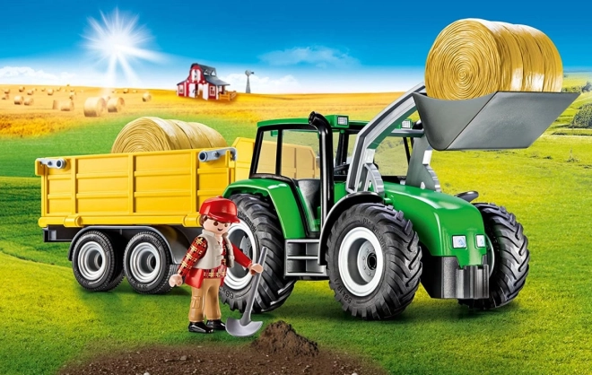 Figurenset Land 9317 Traktor mit Anhänger