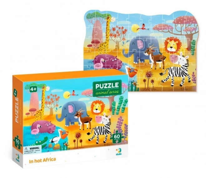 Puzzle Afrika für Kinder