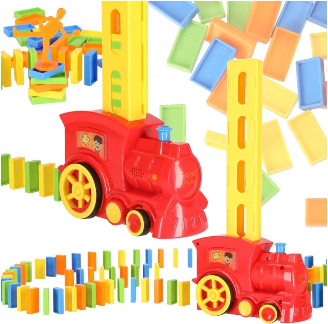Interaktive Domino-Lokomotive – Spielzug für Kinder – Domino