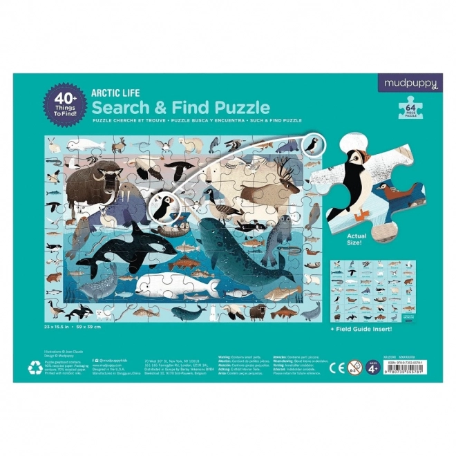 Mudpuppy Puzzle - Arktisches Leben