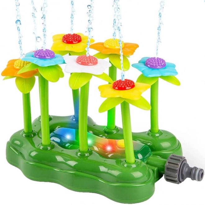 Wassersprinkler leuchtende Blumen Spielzeug für den Garten