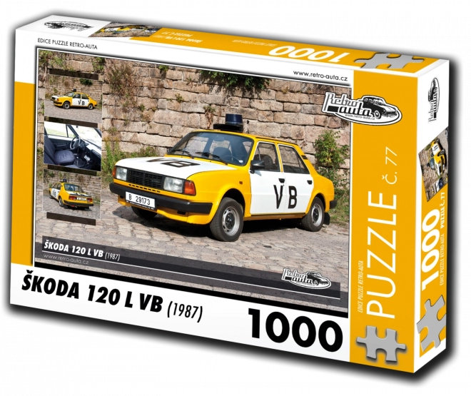 Retro-Autos Puzzle Škoda 120 L VB Sammleredition