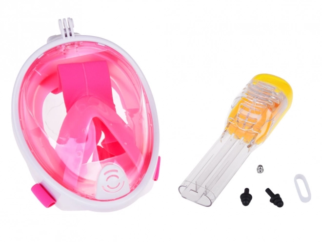Vollgesichtsmaske mit Schnorchel zum Tauchen und Schnorcheln S/M SP0762 RO