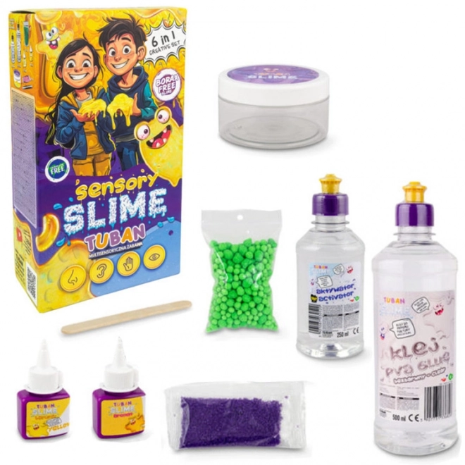 Tuban Kreatives Schleim-Set für sensorische Spiele 6v1