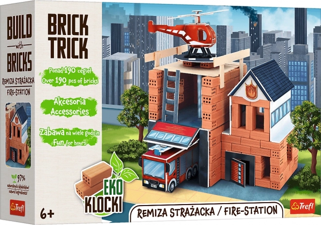 Trefl Brick Trick Feuerwehrstation XL