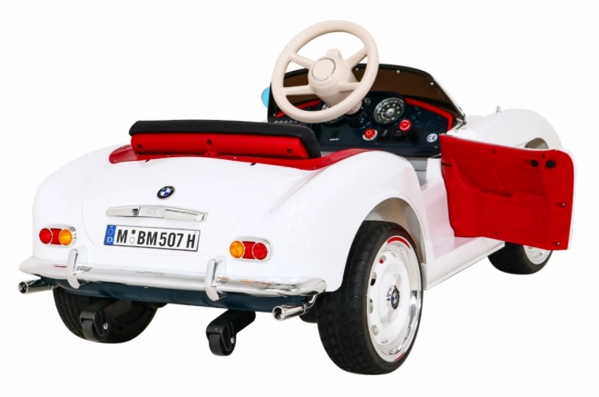 BMW 507 Retro Weißes Fahrzeug