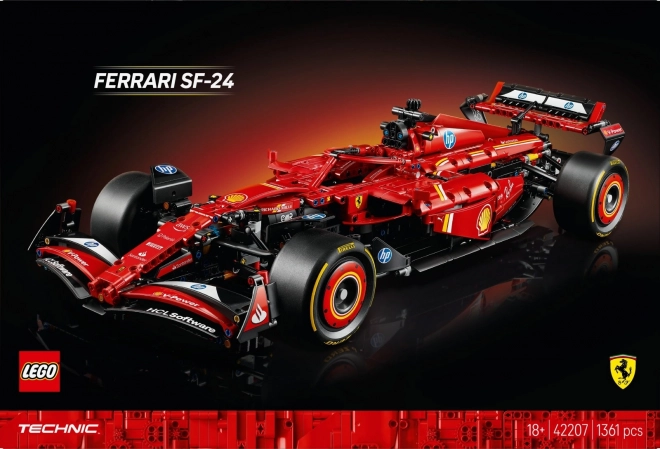 Technic F1 Rennwagen Ferrari SF-24 Bauklötze