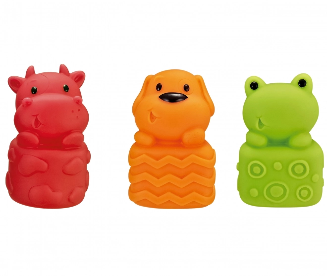 Weiche sensorische Tiere Spielset 6-teilig von Woopie