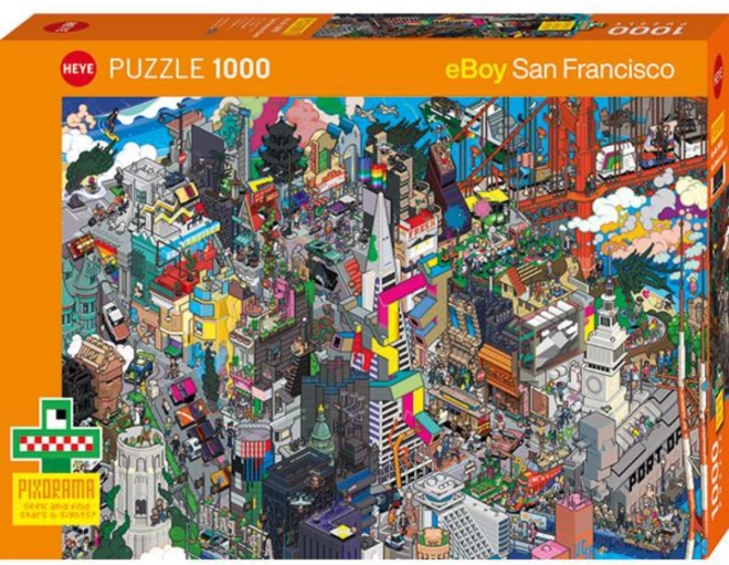 Heye Puzzle Pixorama: San Francisco Abenteuer 1000 Teile