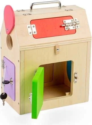 Bigjigs Toys Aktivitätstafel Haus für Kinder