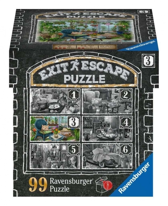 Ravensburger Exit Puzzle Spukvilla - Im Wintergarten