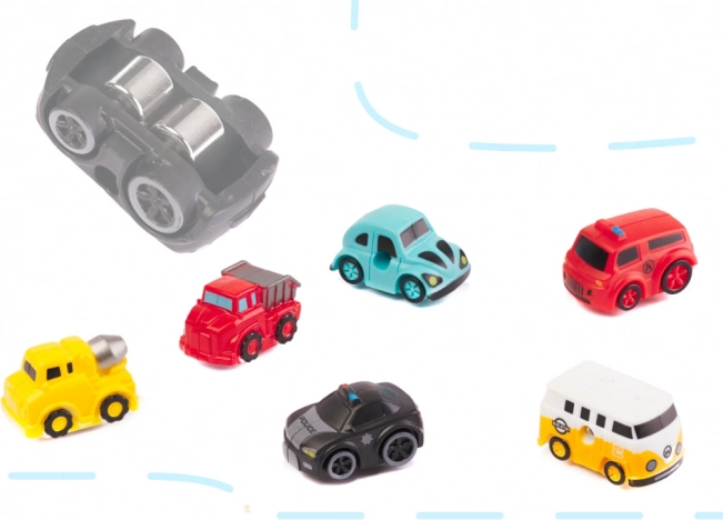 Umfangreiches Set mit 6 Autos