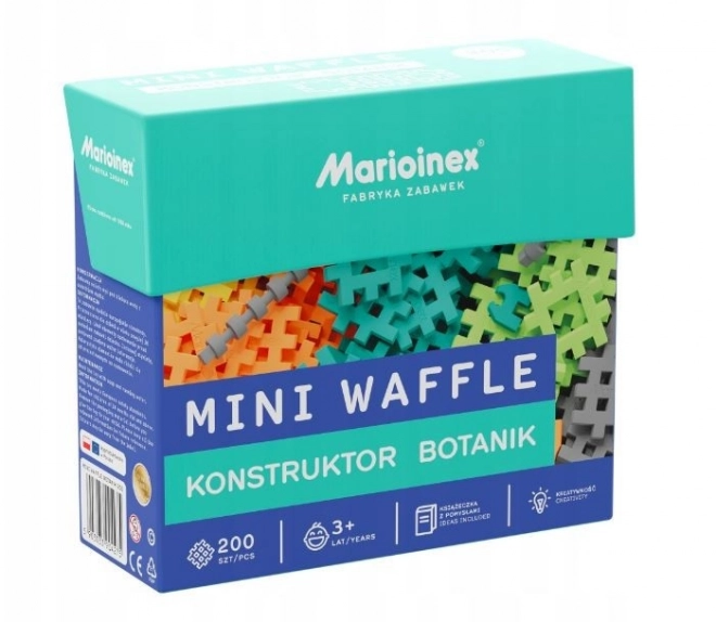 Mini Waffle Konstruktionsspielzeug Botanik 200 Teile