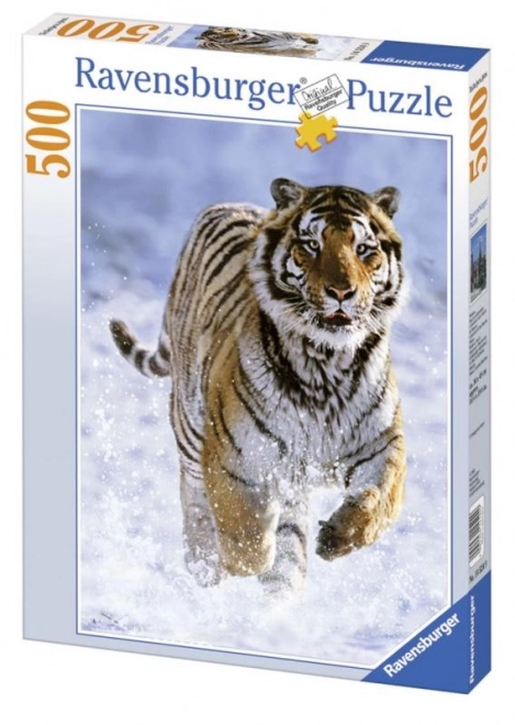 Tiger im Schnee 500 Teile Puzzle