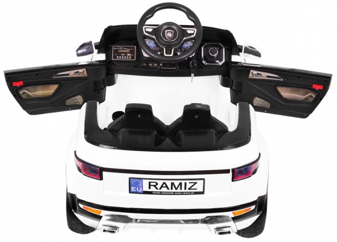 Elektrisches Sportauto Rapid Racer Weiß