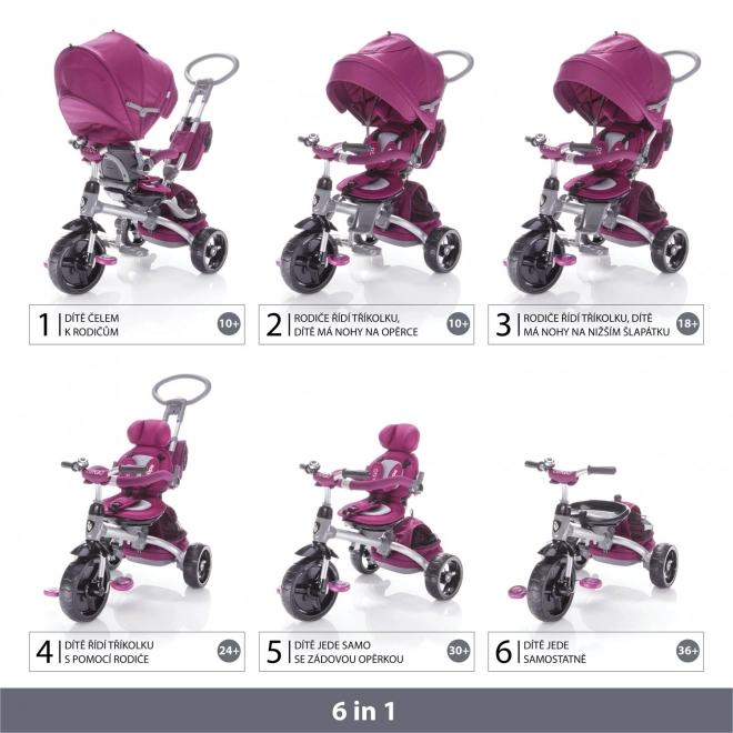 Tretroller citiGO Rosa