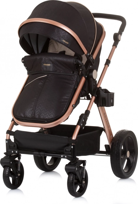 Chipolino Kinderwagen Havana 2in1 Obsidian Gold