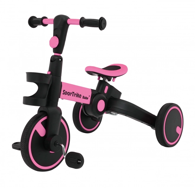 Dreirad Happy Bike 3-in-1 Sportrike Rosa