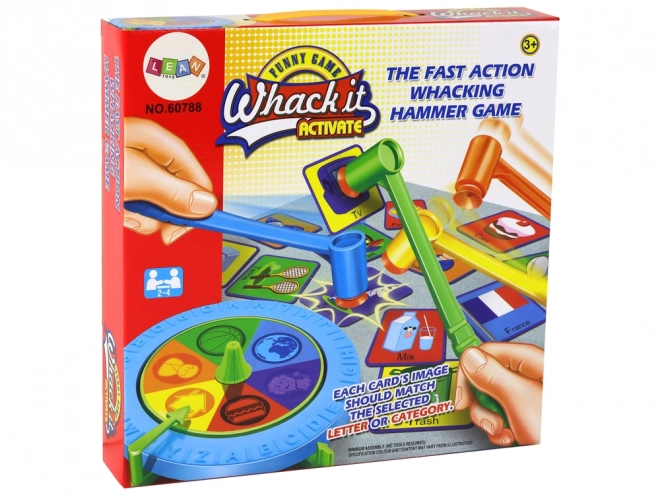 Geschicklichkeitsspiel Karte Spinner Hammerschlag
