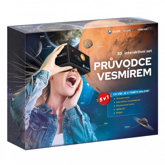 Interaktiver 5-in-1 Raumführer Set mit VR-Brille