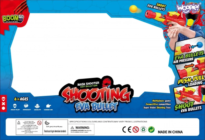 Pistole und Maske Set für Kinder - Woopie