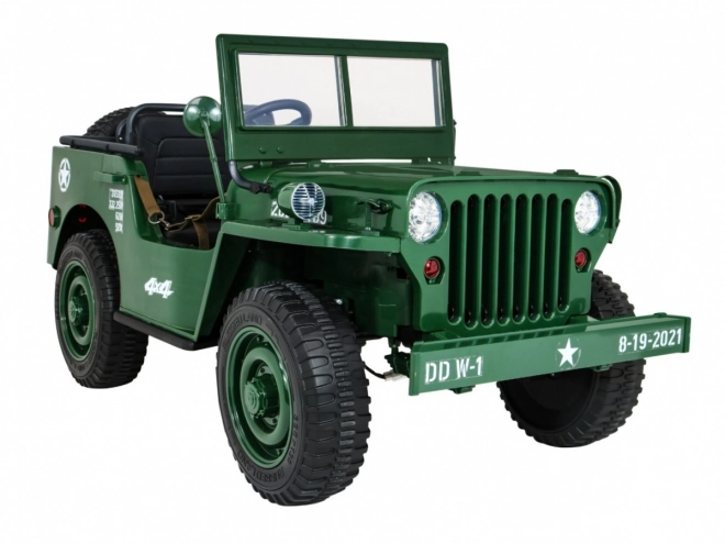 Retro-Geländefahrzeug 4x4 für Kinder